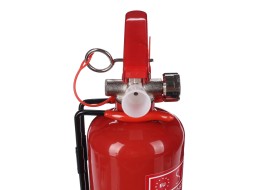 Pulverfeuerlöscher FIRE STOP 1 kg, ABC, Vollmetall, inklusive Metallhalter