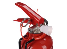 Pulverfeuerlöscher FIRE STOP 1 kg, ABC, Vollmetall, inklusive Metallhalter