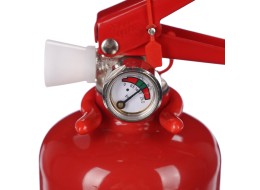 Pulverfeuerlöscher FIRE STOP 1 kg, ABC, Vollmetall, inklusive Metallhalter