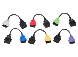 Komplettes OBD-II-Adapter-Set FiatECUScan für Pkw MECHANIC CABLE SET 3, 6 Stück
