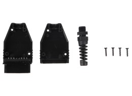 OBD-II-Stecker mit 16 Pins zur Montage eines eigenen Kabels MECHANIC CABLE 29, schwarz