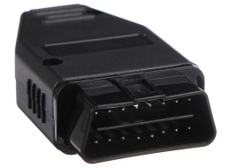 OBD-II-Stecker mit 16 Pins zur Montage eines eigenen Kabels MECHANIC CABLE 29, schwarz
