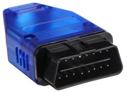OBD-II-Stecker mit 16 Pins zur Montage eines eigenen Kabels MECHANIC CABLE 31, blau