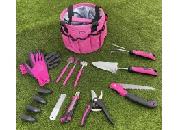 Gartengeräte-Set GARDEN PINK 10