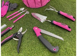 Gartengeräte-Set GARDEN PINK 10