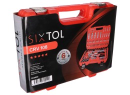 Steckschlüsselsatz CRV 108 Profi - 6 Jahre Garantie SIXTOL SIX