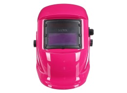 Selbstverdunkelnder Schweißhelm WELDING MASK 4, rosa