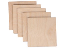Holzplättchen CREATIVE WOOD SET 5, 10 x 10 cm
