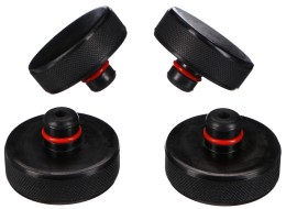 Satz Gummiauflagen für Wagenheber JACK PAD SET 4T für Tesla-Fahrzeuge, Zapfen 24 mm, 4 Stück
