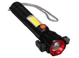 Sicherheits-Autotaschenlampe mit Magnet CAR LAMP SAFETY, 300 lm, COB-LED, USB