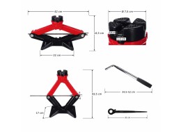 Scherenwagenheber mit Ratsche SX SCISSOR JACK WIDE PAD 2,5T