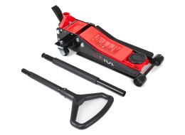 Fahrbarer hydraulischer Wagenheber Heavy-Duty 3 t niedrigprofilig mit Pedal SX JACK PEDAL 3T BLACK