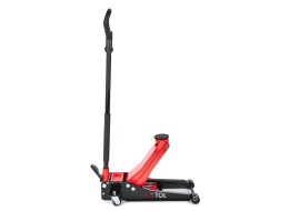 Fahrbarer hydraulischer Wagenheber Heavy-Duty 3 t niedrigprofilig mit Pedal SX JACK PEDAL 3T BLACK