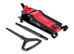 Fahrbarer hydraulischer Wagenheber Heavy-Duty 4 t niedrigprofilig mit Pedal SX JACK PEDAL 4T BLACK
