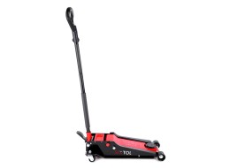 Fahrbarer hydraulischer Wagenheber Heavy-Duty 4 t niedrigprofilig mit Pedal SX JACK PEDAL 4T BLACK