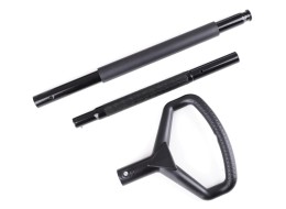 Fahrbarer hydraulischer Wagenheber Heavy-Duty 4 t niedrigprofilig mit Pedal SX JACK PEDAL 4T BLACK