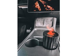 Aroma-Diffusor Car Flame für Auto, schwarz 100 ml, USB-C, für Getränkehalter