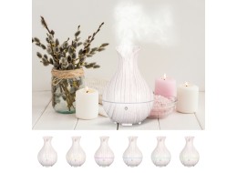 Aroma-Diffuser Bloom weißes Holz 200 ml