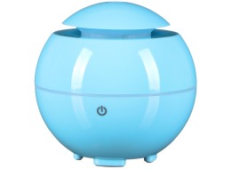 Aroma-Diffuser Globe blau glänzend 150 ml