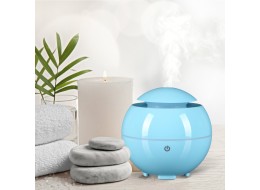 Aroma-Diffuser Globe blau glänzend 150 ml