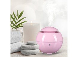 Aroma-Diffuser Globe rosa glänzend 150 ml