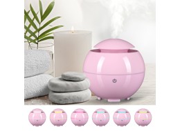 Aroma-Diffuser Globe rosa glänzend 150 ml