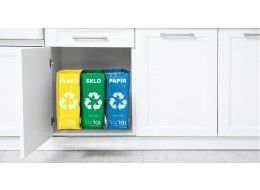 Taschen für Mülltrennung SORT EASY 3 SLIM, 18x30x40 cm, 3 x 22 l, 3 Stk
