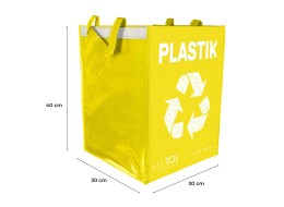 Tasche für die Mülltrennung SORT EASY PLASTIK DE, 30x30x40 cm, 36 l