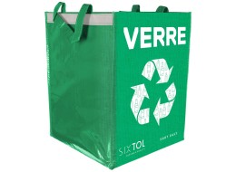 Taschen zur Mülltrennung SORT EASY 3 BASIC FR, 30×30×40 cm, 3 x 36 l, 3 Stk.