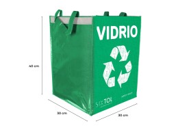 Taschen für die Mülltrennung SORT EASY 3 BASIC ES, 30x30x40 cm, 3 x 36 l, 3 St.