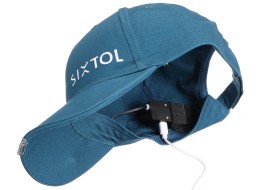 Basecap mit LED-Licht B-CAP 25 lm, wiederaufladbar, USB, Einheitsgröße, blau