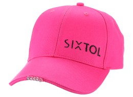 Schirmmütze mit LED-Licht B-CAP 25 lm, wiederaufladbar, USB, Einheitsgröße, rosa