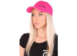 Schirmmütze mit LED-Licht B-CAP 25 lm, wiederaufladbar, USB, Einheitsgröße, rosa