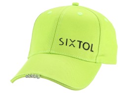 Basecap mit LED-Licht B-CAP 25 lm, wiederaufladbar, USB, Einheitsgröße, fluoreszierend grün