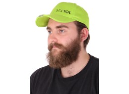 Basecap mit LED-Licht B-CAP 25 lm, wiederaufladbar, USB, Einheitsgröße, fluoreszierend grün