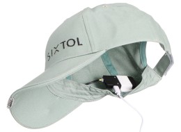 Schirmmütze mit LED-Licht B-CAP 25 lm, wiederaufladbar, USB, Einheitsgröße, grün