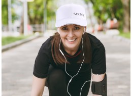 Basecap mit LED-Licht B-CAP 25 lm, wiederaufladbar, USB, Einheitsgröße, weiß