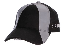 Reflektierende Basecap mit LED-Licht B-CAP SAFETY 25 lm, wiederaufladbar, USB, Einheitsgröße, schwar
