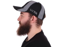 Reflektierende Basecap mit LED-Licht B-CAP SAFETY 25 lm, wiederaufladbar, USB, Einheitsgröße, schwar
