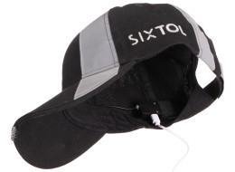 Reflektierende Basecap mit LED-Licht B-CAP SAFETY 25 lm, wiederaufladbar, USB, Einheitsgröße, schwar