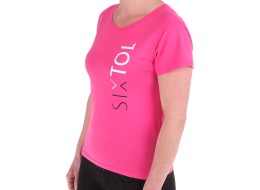 Damen-T-Shirt T-SHIRT, rosa, Größe S, 100% Baumwolle