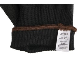 Arbeitshandschuhe aus Polyester, teilbeschichtet mit Polyurethan GLOVE PE-PU 9, schwarz, Größe 9