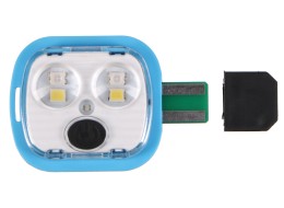 Ersatz-LED-Leuchte für Mütze/Stirnband B-HAT LED LIGHT 2, rot/blau