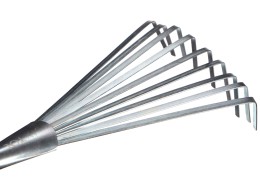 Einhand-schwedische Harke, Länge 350 mm, ergonomischer Griff