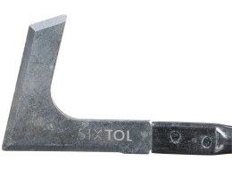 L-förmiges Garten-Unkrautmesser, Länge 315 mm, ergonomischer Griff