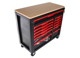Werkstattwagen mit Werkzeug MECHANIC TROLLEY TITAN 1559, 13 Schubladen, 1559 Teile Werkzeug
