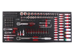 Werkstattwagen mit Werkzeug MECHANIC TROLLEY TITAN 1559, 13 Schubladen, 1559 Teile Werkzeug