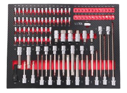 Werkstattwagen mit Werkzeug MECHANIC TROLLEY TITAN 1559, 13 Schubladen, 1559 Teile Werkzeug