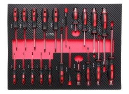 Werkstattwagen mit Werkzeug MECHANIC TROLLEY TITAN 1559, 13 Schubladen, 1559 Teile Werkzeug