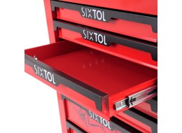Werkstattwagen für Werkzeug MECHANIC TROLLEY KEVIN RED, 7 Schubladen